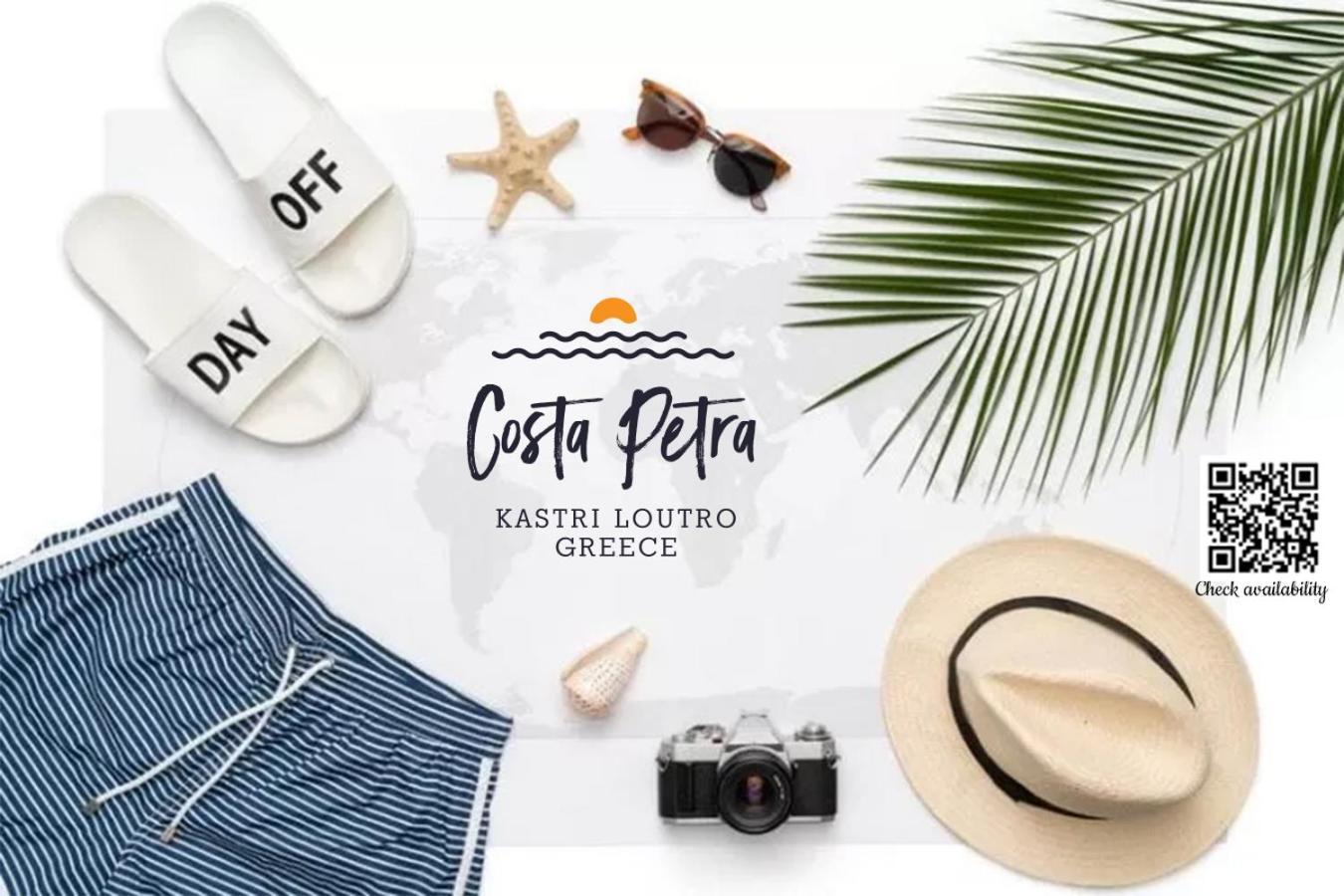 Costa Petra - Luxury Seaside Cottage With Garden - Vacation House For Families In Greece Néa Meságkala Eksteriør bilde